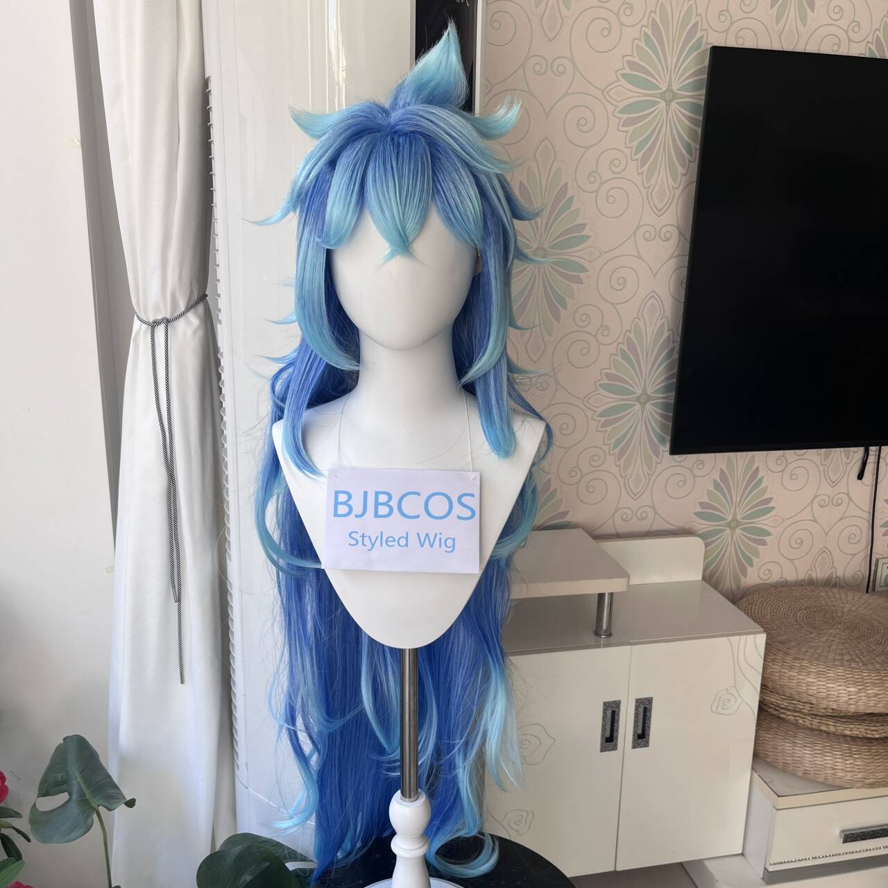 Anime Cosplay Mujer - Стильный парик Idia для косплея, аниме-парик