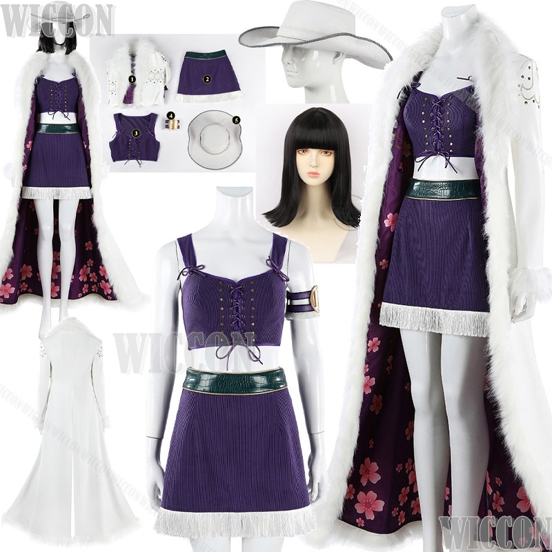 Cosplay Anime Black Hair - Костюм для косплея Робин из аниме-фильма: