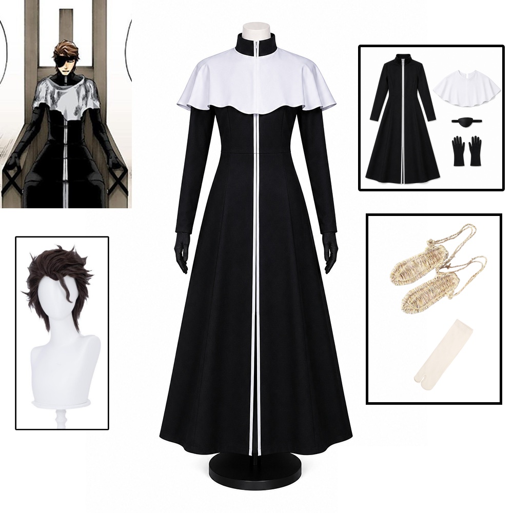Anime Cosplay Bleach - Костюм для косплея Сосуке Айзена из