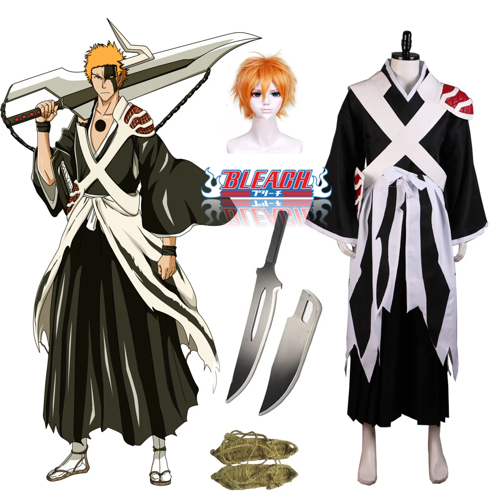 Anime Cosplay Bleach - Bleach аниме TYBW Ichigo Bankai Robe