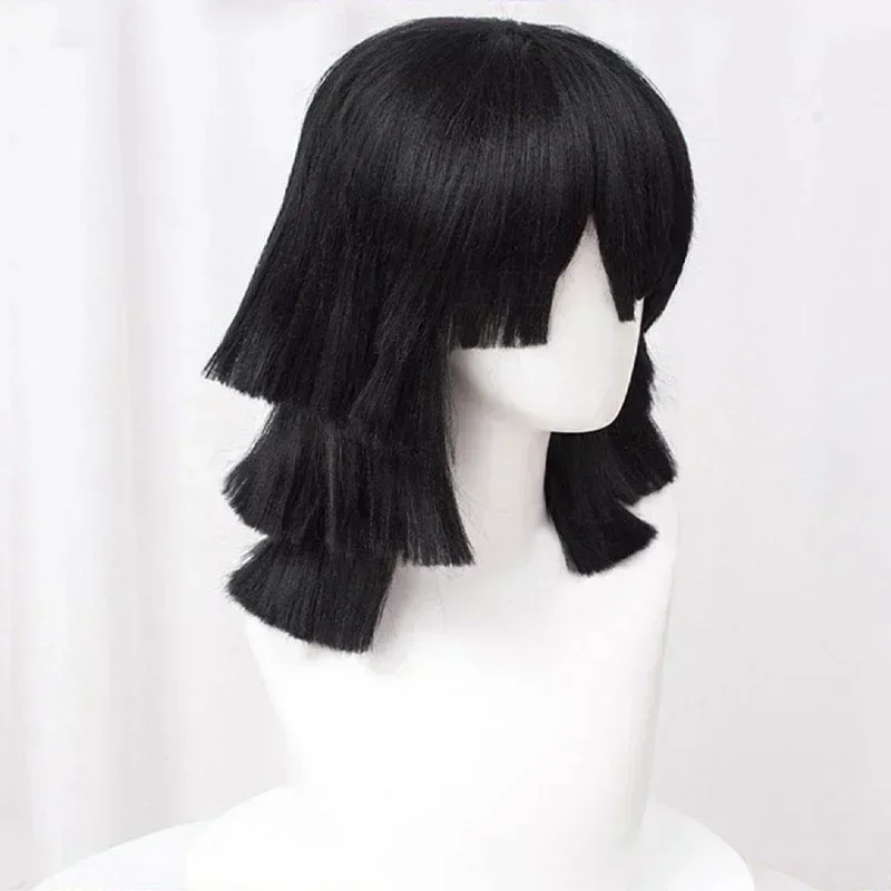 Высококачественный парик для к – обзор и цена Cosplay Anime Black Hair
