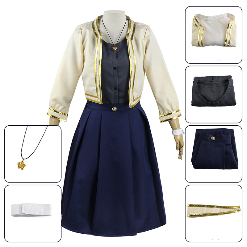 Костюм для косплея из аниме «Ш – обзор и цена Cosplay Anime Black Hair
