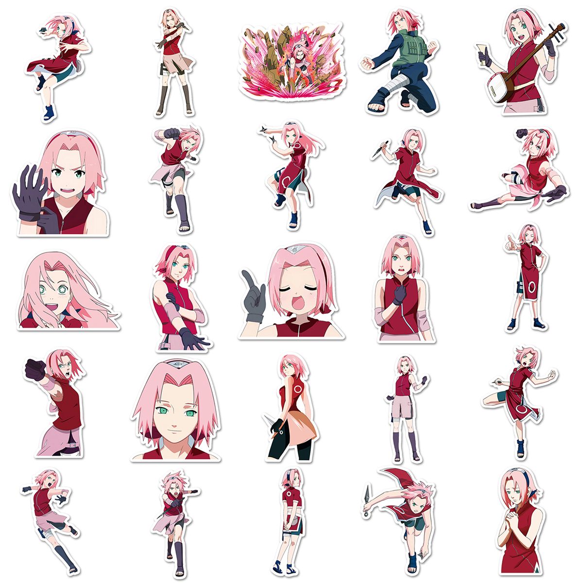 Наклейки NARUTO Haruno Sakura, – обзор и цена Anime Cosplay Naruto