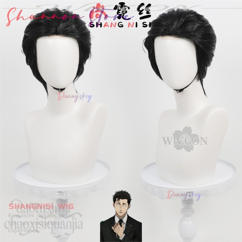 Короткий черный парик Hiromi H – обзор и цена Cosplay Anime Black Hair