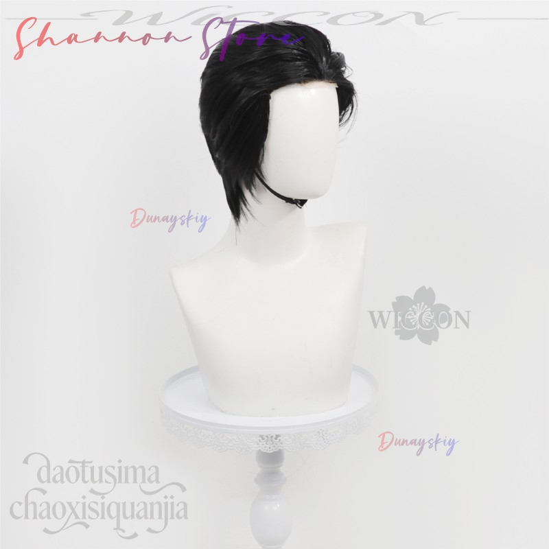 Короткий черный парик Hiromi H – обзор и цена Cosplay Anime Black Hair