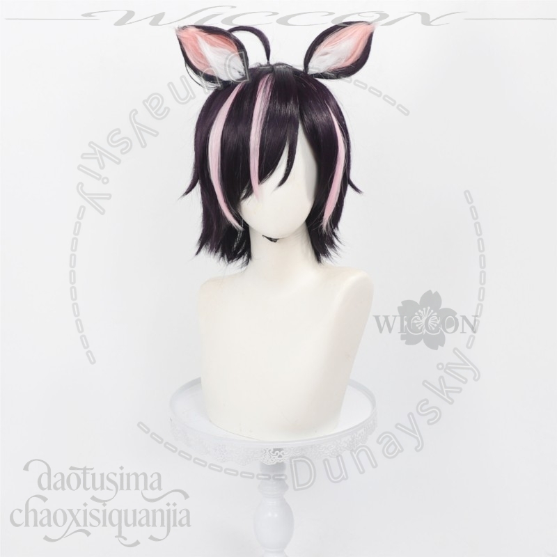 Аниме-парик для косплея Хамеко – обзор и цена Cosplay Anime Black Hair