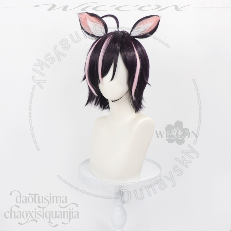 Аниме-парик для косплея Хамеко – обзор и цена Cosplay Anime Black Hair