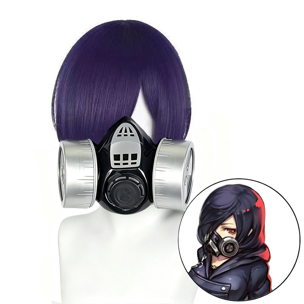 Парик и маска для косплея Токи – обзор и цена Tokyo Ghoul Mask
