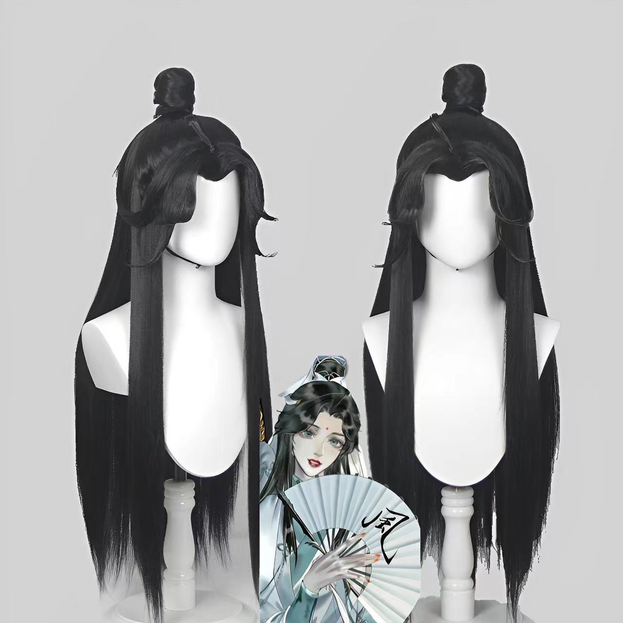 Длинные прямые черные волосы д – обзор и цена Cosplay Anime Black Hair