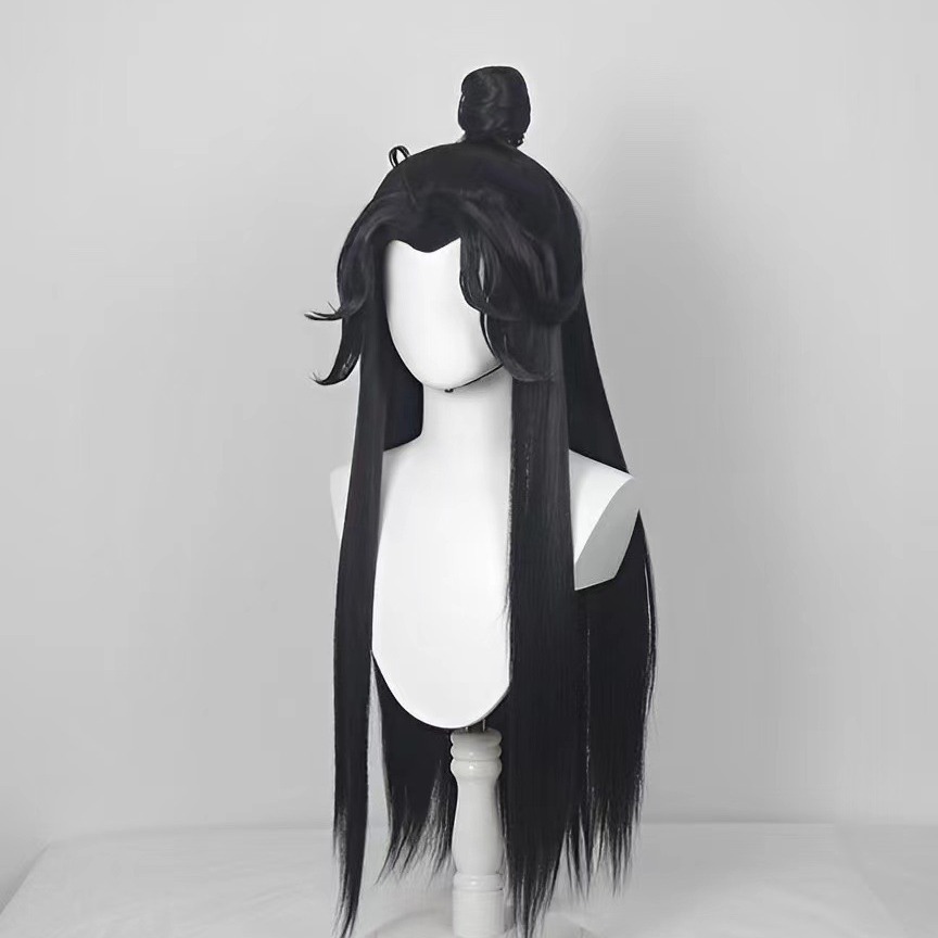 Длинные прямые черные волосы д – обзор и цена Cosplay Anime Black Hair