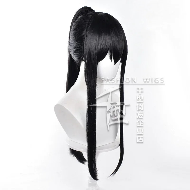 2025 aaa Капитан Косплей Парик – обзор и цена Cosplay Anime Black Hair
