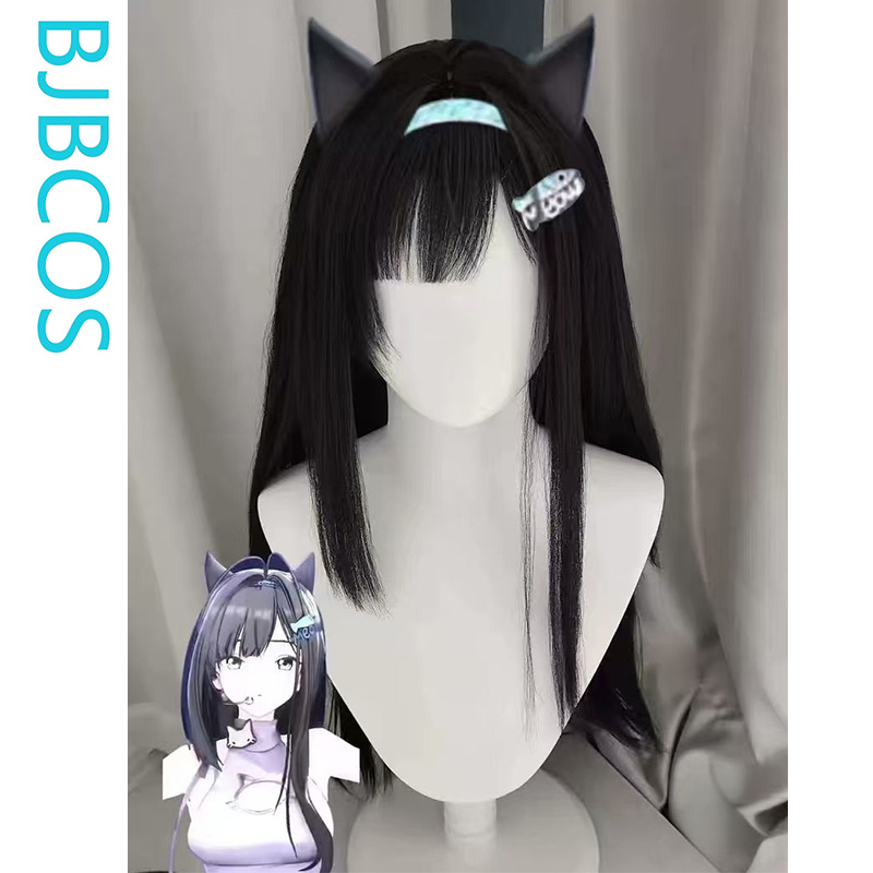 [Стилизованный парик] Парик дл – обзор и цена Cosplay Anime Black Hair